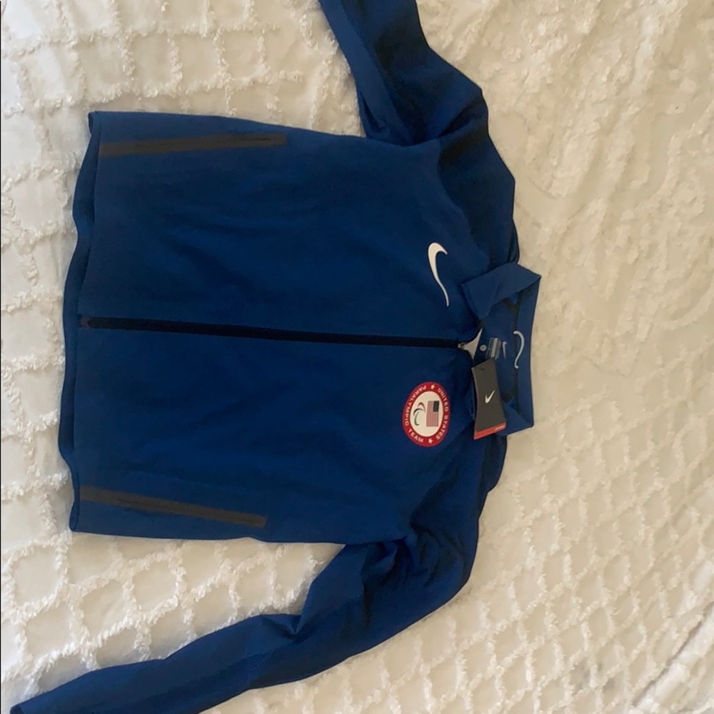 Blue zip up USA Olympic jacket